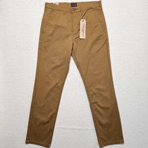 Levi's XX Mens Size 32 Standard Tech Straight Performance Brown Chino Pants READ